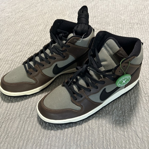 Nike Other - Nike Dunk SB Pro High Baroque Brown Size 12 - New in Box StockX Authentic
